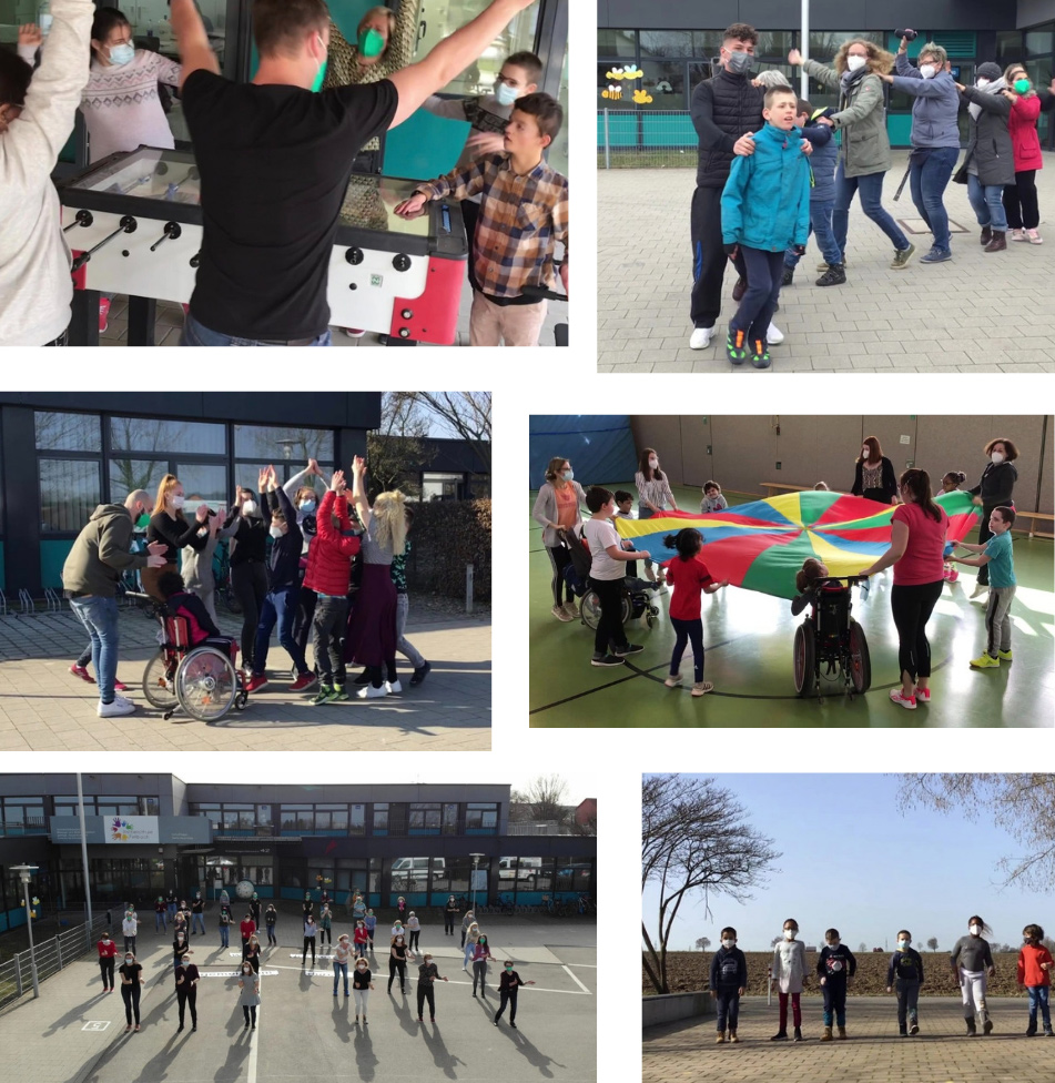 Bild der Jerusalema Dance Challenge an der Fröbelschule