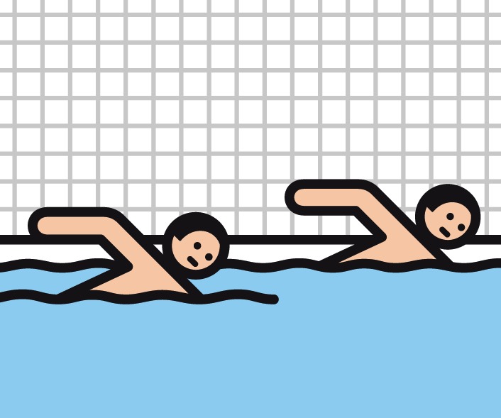 Fröbelschule Fellbach - Virtueller Rundgang - Filmclip Schwimmen